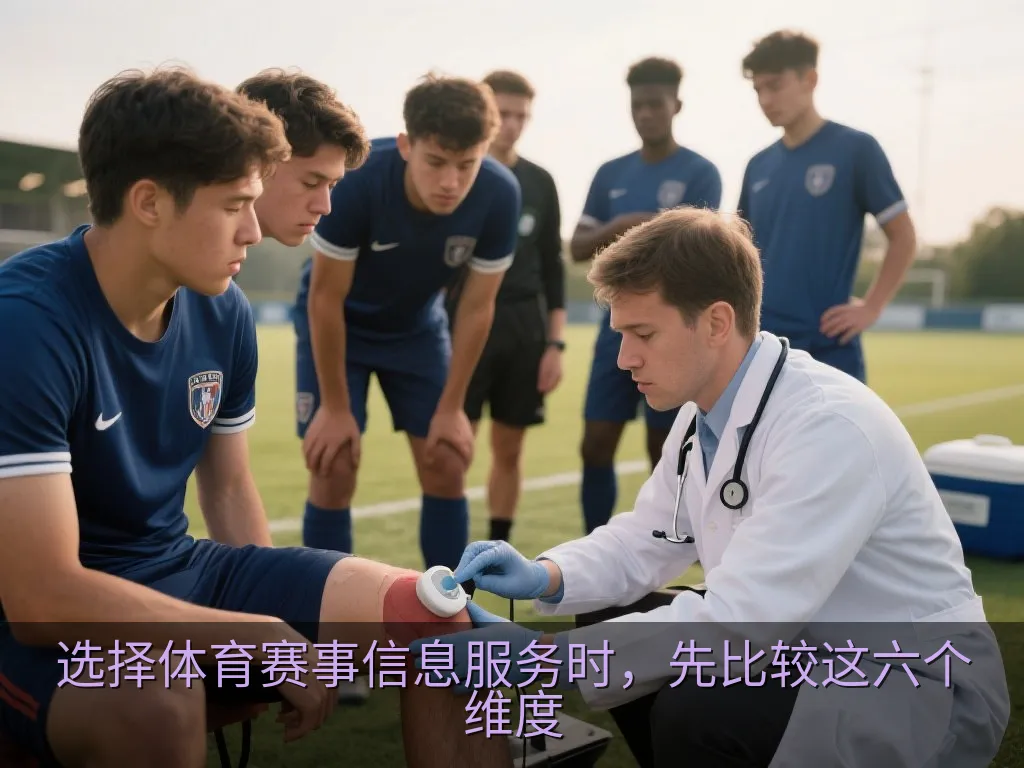 用户在笔记本电脑和手机上核对体育信息服务评估清单