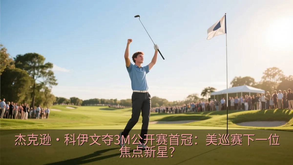 杰克逊·科伊文夺3M公开赛首冠：美巡赛下一位焦点新星？